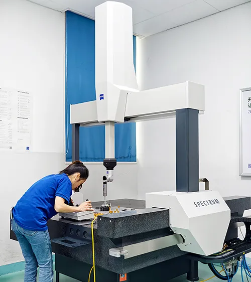 Precision inspection detail